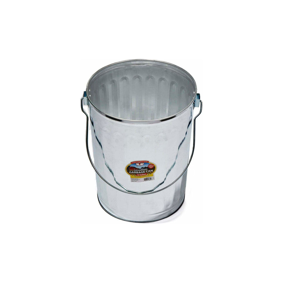10 Gallon Galvanized Garbage Can