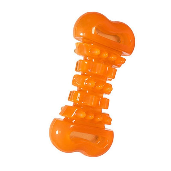 HERO Retriever Series Soft Rubber Chewing Dental Bone - Dog Toy for Healthy Teeth and Gums