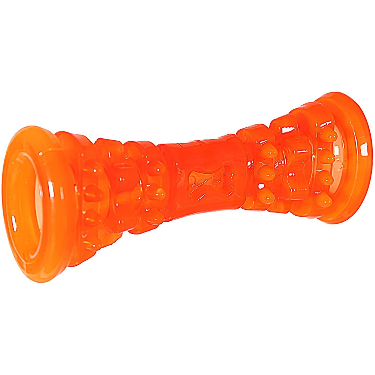 Hero Retriever Series Soft Rubber Chewing Treat Bone: Interactive Dog Toy for Dental Health and Rewarding Play