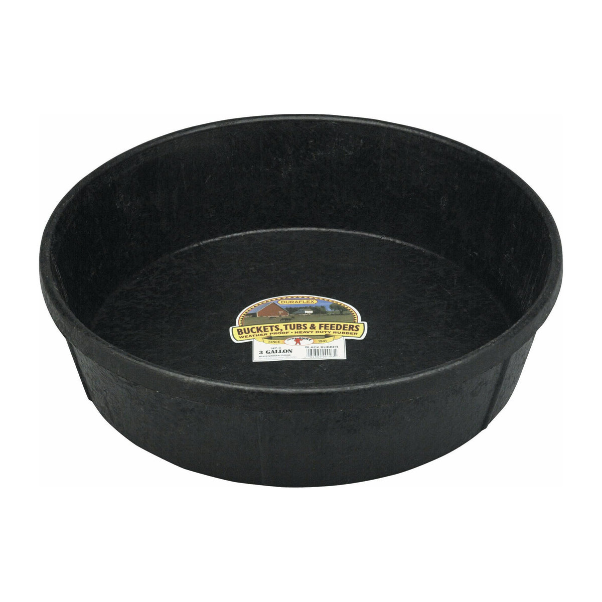3 Gallon Feed Pan - Durable Feeding Pan for Animals and Livestock