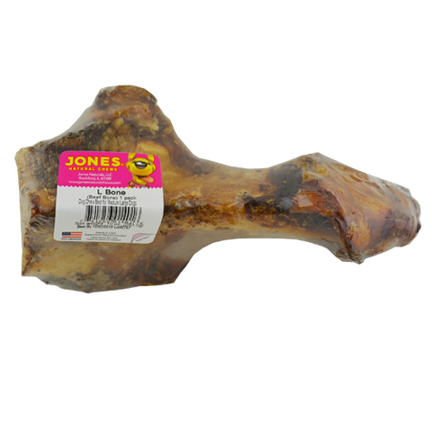 Jones Bones 7-9 Inch L-Bones Meaty Beef