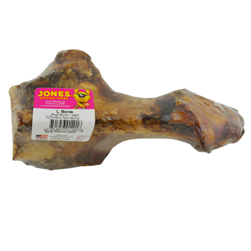 Jones Bones 7-9 Inch L-Bones Meaty Beef