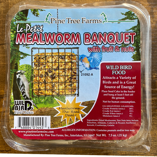 7.5oz Le Petit Mealworm Banquet with Fruit & Nuts Seed Cake