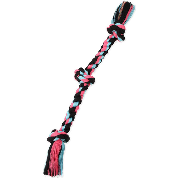 Mammoth Large 25in. Color Knot Tug Dog Toy