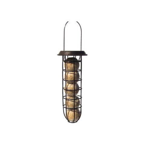 Wildlife Sciences Mesh Suet Ball Feeder with Roof