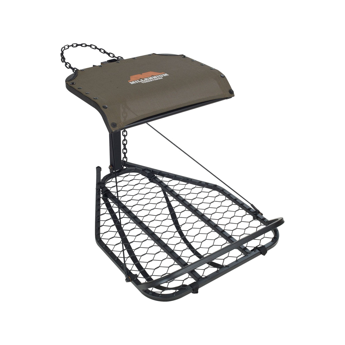 M25 Millennium Steel Hang On w/footrest (Includes NEW Safe-Link 35' Safety Line)
