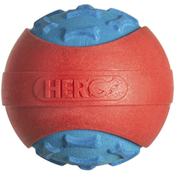 Outer Armor Large Ball Red and Blue - Durable Dog Toy for Interactive Playtime