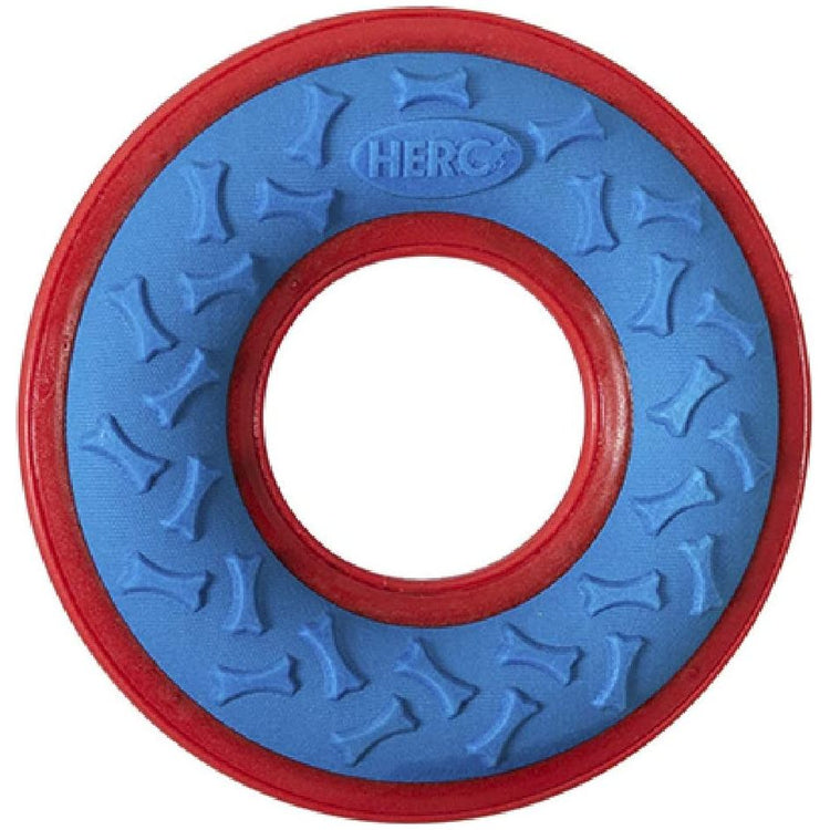 Outer Armor Large Ring Blue and Red Dog Toy