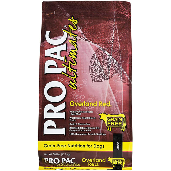 5 Lb Pro Pac Ultimates Overland Grain-Free Red Beef & Potato Dry Dog Food