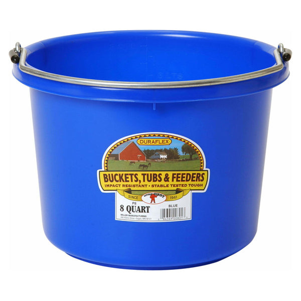 8 Quart Plastic Bucket Blue