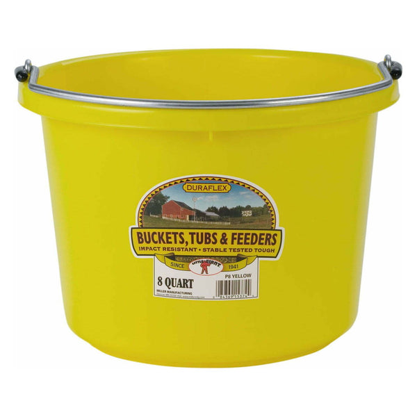 8 Quart Plastic Bucket Yellow