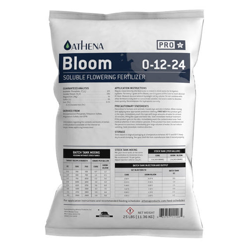 Athena Pro Bloom - Complete Organic Flowering Nutrient Formula - 25.0 lbs