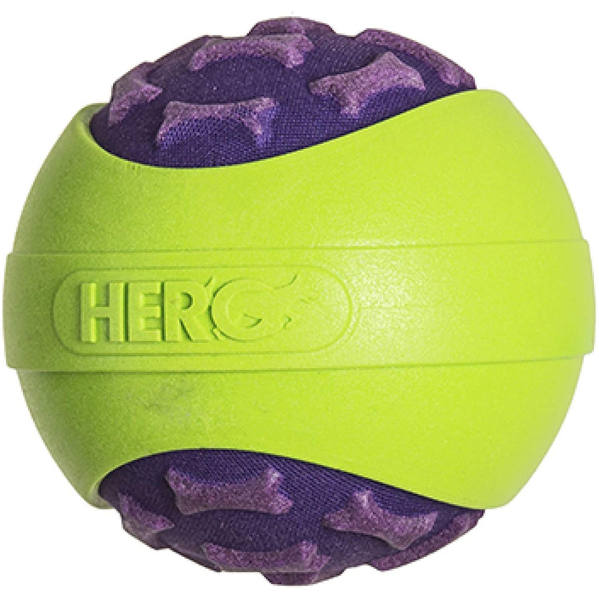 Outer Armor Large Ball Purple/Lime Dog Toy