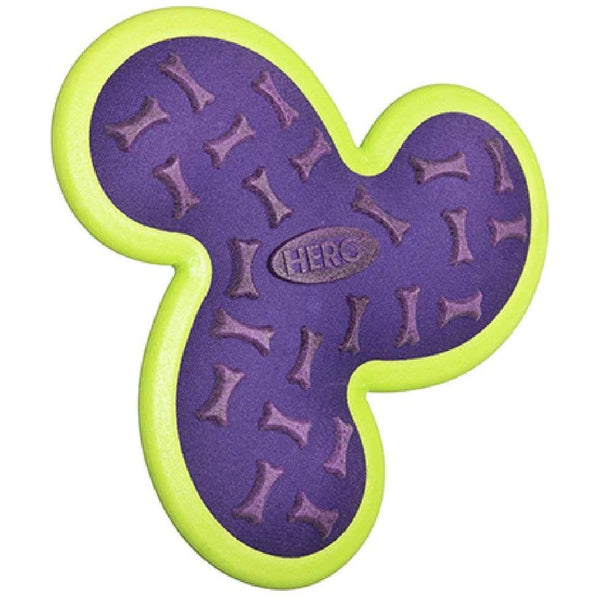Outer Armor Large Propeller Purple and Lime - Durable Dog Toy for Interactive Playtime