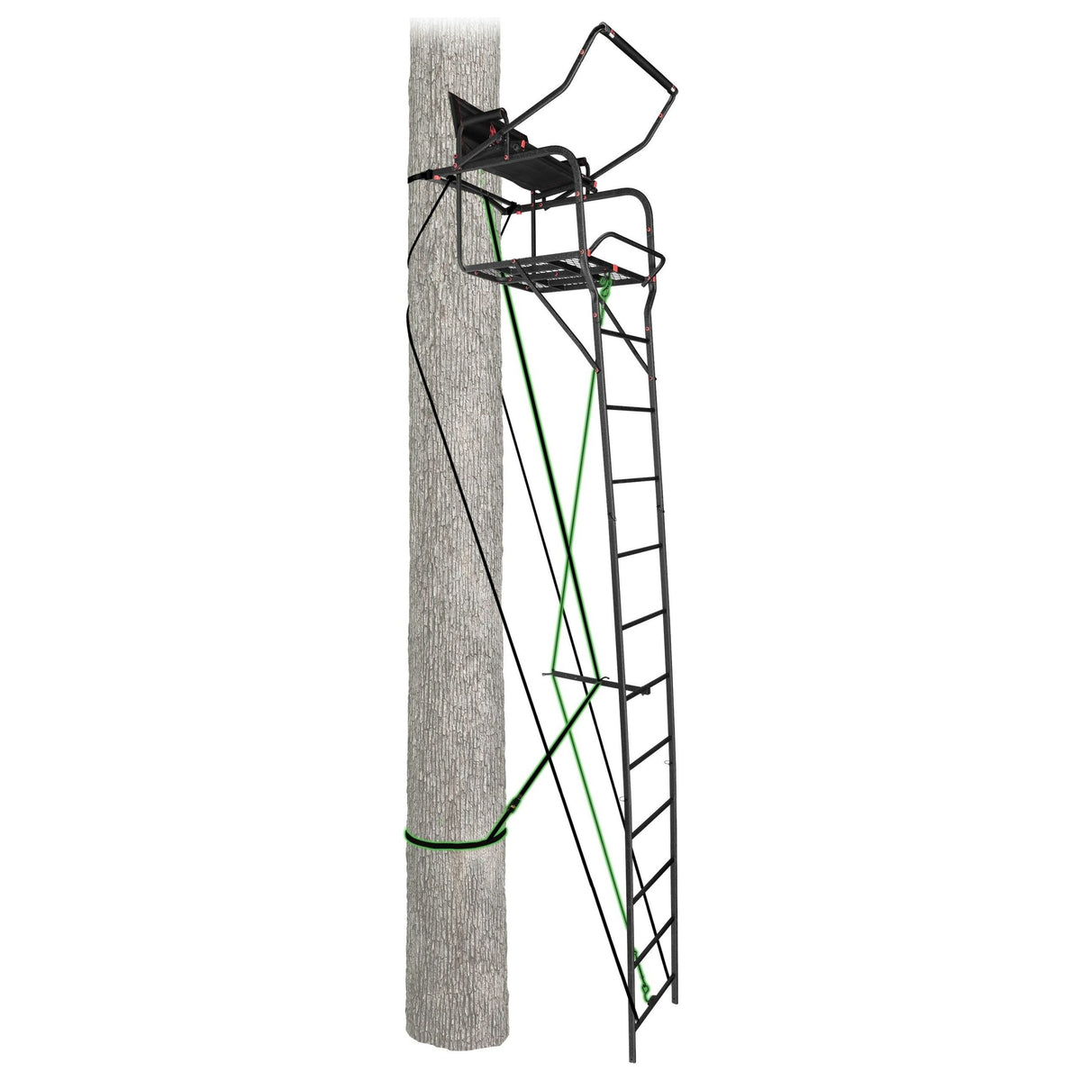 Primal Treestand 17' Single Vantage Deluxe Xtra Wide Ladderstand