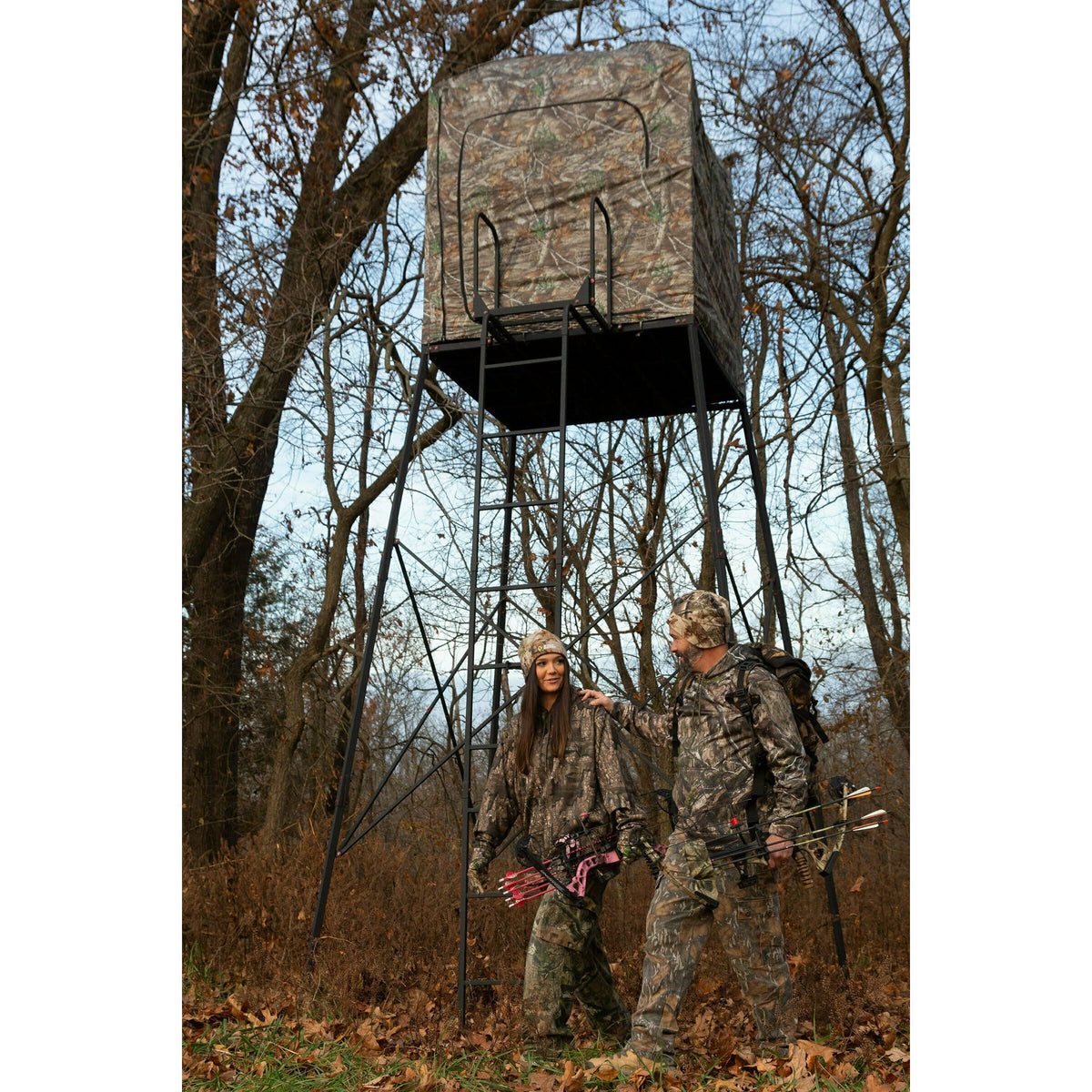 Primal Treestand The Garrison 12' Deluxe Quad Pod Enclosure