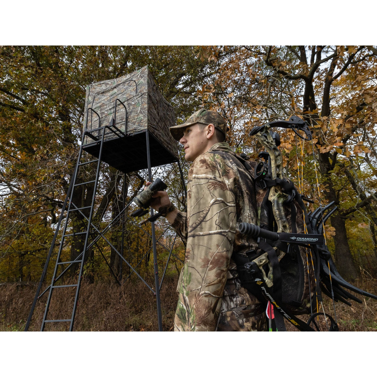 Primal Treestand The Garrison 12' Deluxe Quad Pod Enclosure