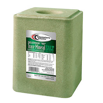 Champion's Choice Selenium 90 Block - 50.0 lbs - Essential Trace Mineral Supplement for Livestock Health