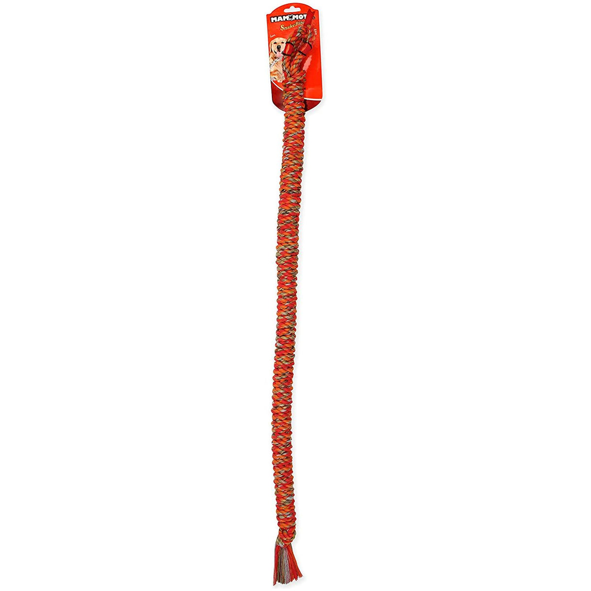 Mammoth Large 42-Inch SnakeBiter: Durable Plush Dog Toy for Big Dogs