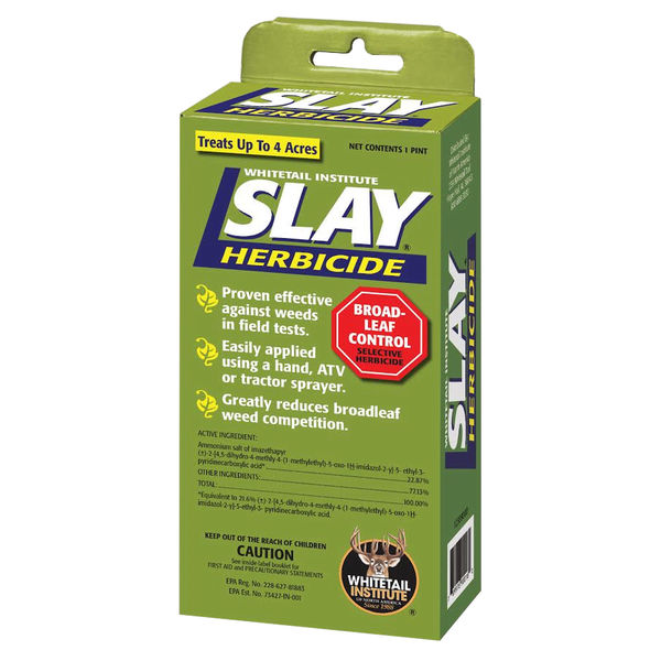 16oz Slay Herbicide by Whitetail Institute - Broadleaf Weed Control for Food Plots