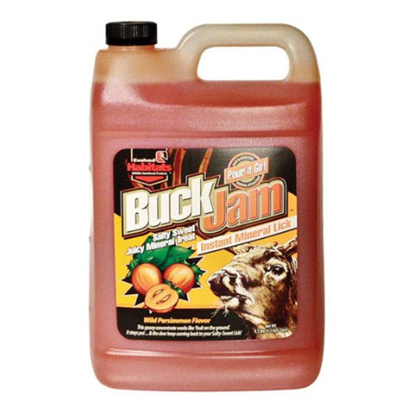 1 Gallon Buck Jam Wild Persimmon - Liquid Mineral Deer Attractant