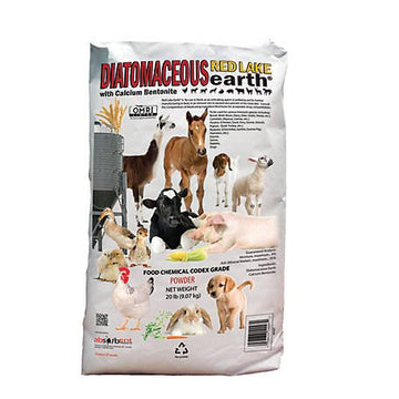 40 Lbs. Red Lake Diatomaceous Earth with Calcium Bentonite