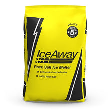 Ice Away Rock Salt - 50.0 lbs Bag - Fast-Acting De-Icing Solution for Driveways and Sidewalks