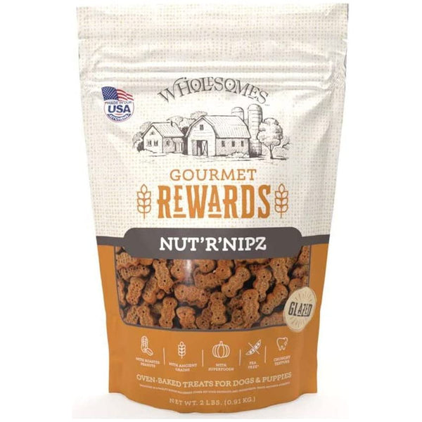 2Lb Wholesome Rewards Nut R Nipz Biscuits