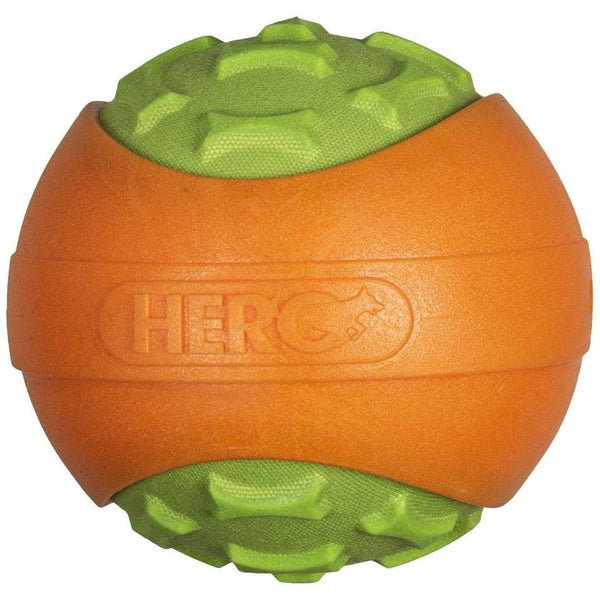 Retriever Series Outer Armor Large Ball Orange/Lime - Durable Dog Toy for Interactive Play