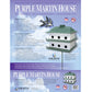 12-Room Plastic Purple Martin House - Spacious Nesting for Your Feathered Friends