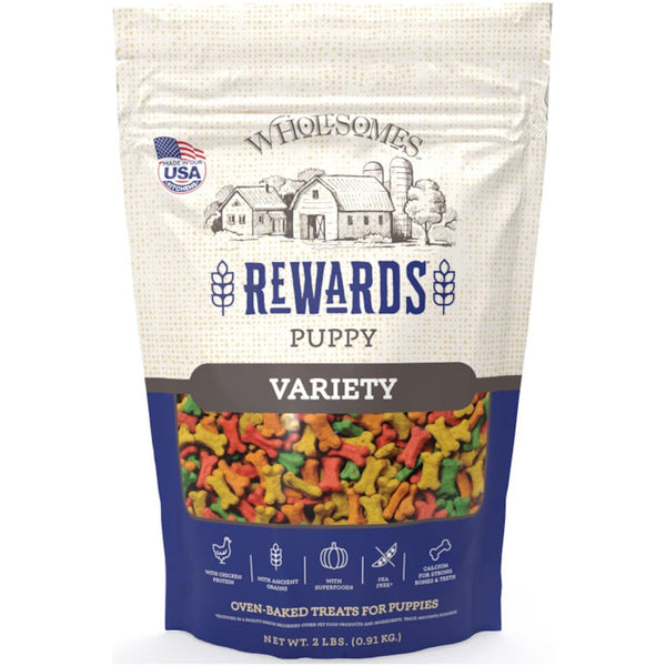 2Lb Wholesomes Reward Puppy Variety Biscuit
