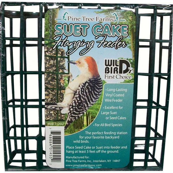 Pine Tree Farms Small Suet Cake Wire Hanging Feeder