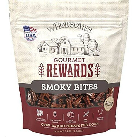3Lb WHOLESOME REWARDS SMOKY BITES BISCUIT