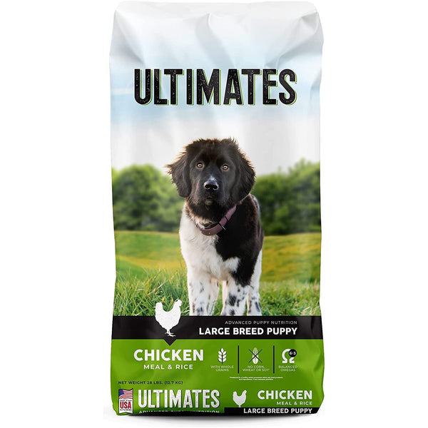 28 Lb Pro Pac Ultimates Chicken Meal & Brown Rice Large Breed Puppy Dry Dog Food